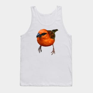 Little red bird / Swiss Artwork Photography Tank Top